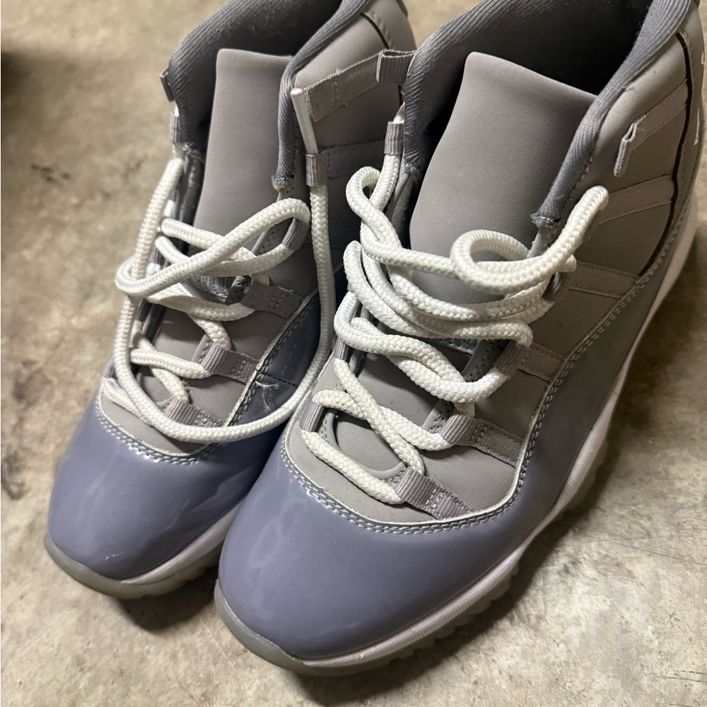 Jordan Athletic Shoes - Gray and White
